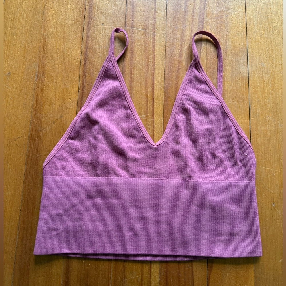 Aritzia Talula Mauve Bralette Small